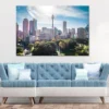 Drone View In Sydney Cityscape Print 100% Australian Made
