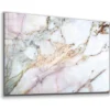 Beige Abstract Marble Print Tempered Glass Wall Art 100% Made in Australia Ready to Hang - Image 4