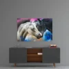 Abstract Horses Art Print Tempered Glass Wall Art 100% Made in Australia Ready to Hang - Image 3