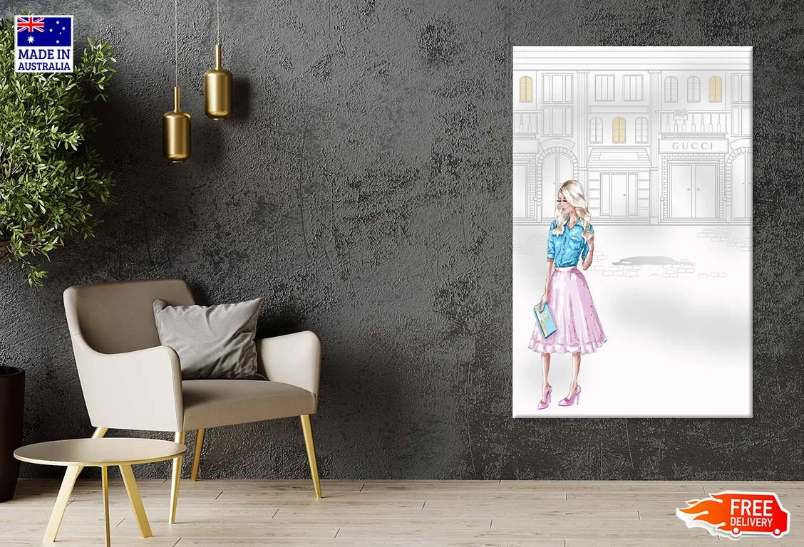 Stylish Woman with Fashion Store Print 100% Australian Made - Image 2