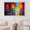 Walking Women & City Nightlife Home Decor Premium Quality Poster Print Choose Your Sizes