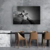 African Leopard B&W Print Tempered Glass Wall Art 100% Made in Australia Ready to Hang - Image 3