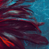 Colorful Feathers Photograph Home Decor Premium Quality Poster Print Choose Your Sizes - Image 2