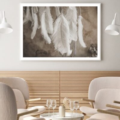 White Bird Feathers Photograph Home Decor Premium Quality Poster Print Choose Your Sizes