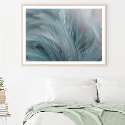 Feathers Closeup Photograph Home Decor Premium Quality Poster Print Choose Your Sizes