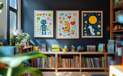 Creative and Educational Wall Art Ideas for Kids’ Rooms