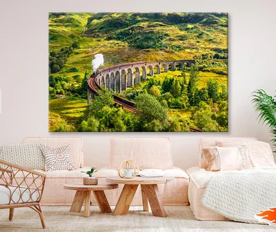 Glenfinnan Railway Viaduct in Scotland Wall Art Decor 100% Australian Made