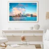 Boat in The Water Near a City Home Decor Premium Quality Poster Print Choose Your Sizes - Image 2