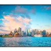 Boat in The Water Near a City Home Decor Premium Quality Poster Print Choose Your Sizes - Image 3