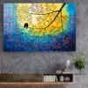 Birds on Tree Painting Print Tempered Glass Wall Art 100% Made in Australia Ready to Hang - Image 3