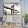 City Street Cloudy Sky Print Tempered Glass Wall Art 100% Made in Australia Ready to Hang - Image 3