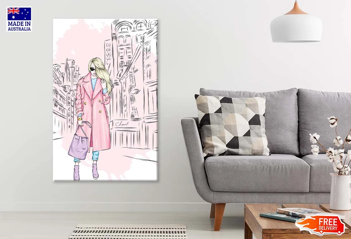 Lady With Elegant Fashion Store Print 100% Australian Made - Image 2