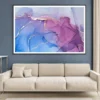 Blue Purple & Gold Lines Abstract Design Home Decor Premium Quality Poster Print Choose Your Sizes