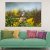 Sparrow Bird on Tree Log View Photograph Print 100% Australian Made - Image 3