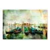 Gondolas - Beautiful Venetian Pictures - Oil Painting Style Acrylic Glass Print Tempered Glass Wall Art 100% Made in Australia Ready to Hang - Image 4