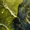 Dark Green & Gold Fluid Abstract Design Home Decor Premium Quality Poster Print Choose Your Sizes - Image 3