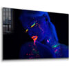 Neon Woman Abstract Print Tempered Glass Wall Art 100% Made in Australia Ready to Hang - Image 4