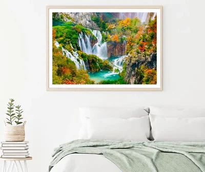 Waterfalls In the Sunshine Home Decor Premium Quality Poster Print Choose Your Sizes