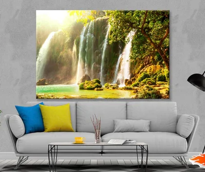 Ban Gioc - Detian Waterfall in Vietnam Wall Art Decor 100% Australian Made