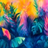 Colorful Leaves Abstract Wall Art Decor 100% Australian Made - Image 3