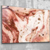 Pink Beige Abstract Print Tempered Glass Wall Art 100% Made in Australia Ready to Hang - Image 4