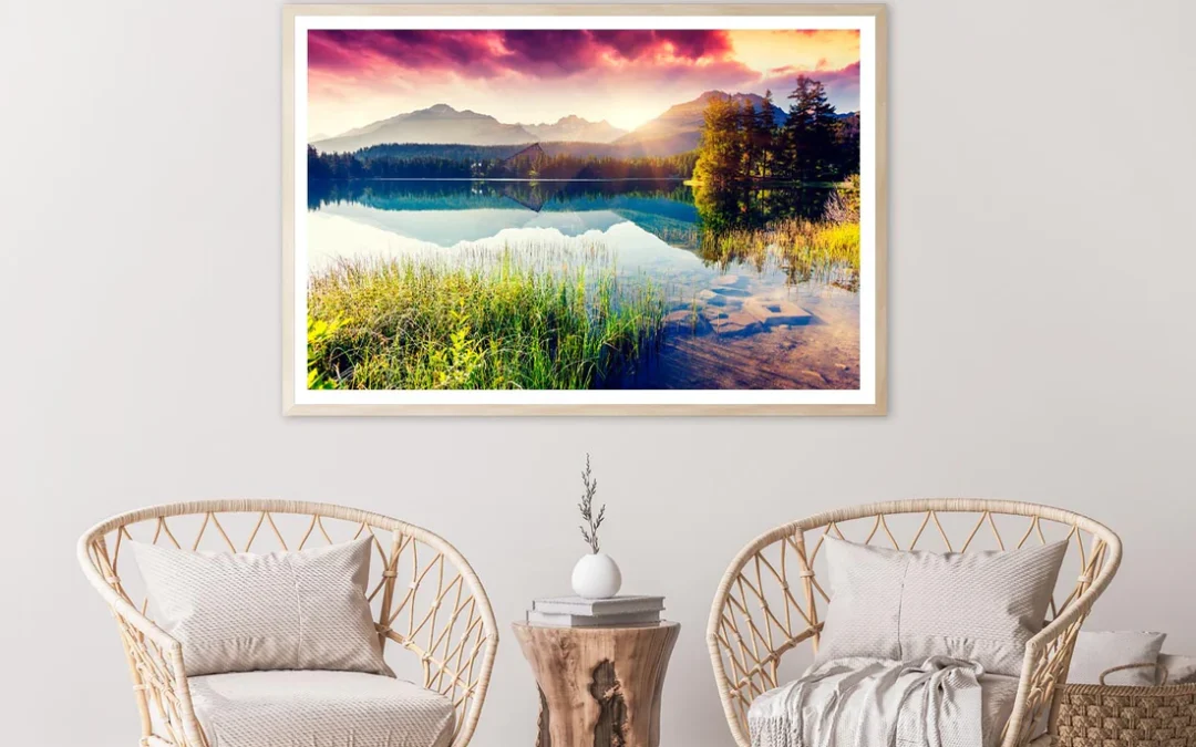 Mountain Lake In National Park High Tatra Home Decor Premium Quality Poster Print Choose Your Sizes