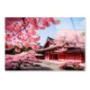 Building With a Lot of Pink Flowers Acrylic Glass Print Tempered Glass Wall Art 100% Made in Australia Ready to Hang - Image 3