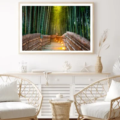 Arashiyama Bamboo Forest in Kyoto Japan Home Decor Premium Quality Poster Print Choose Your Sizes