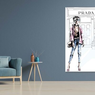 Fancy Girl with Fashion Store Print 100% Australian Made