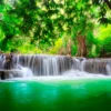 Thailand Waterfall In Kanjanaburi Wall Art Decor 100% Australian Made - Image 3