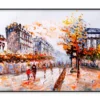 Oil Painting - Street View of Paris Home Decor Premium Quality Poster Print Choose Your Sizes - Image 3
