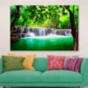 Thailand Waterfall In Kanjanaburi Wall Art Decor 100% Australian Made
