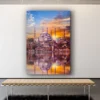 Eiffel Tower B&W VieIstanbul Mosque Sunset Print Tempered Glass Wall Art 100% Made in Australia Ready to Hangw Print Tempered Glass Wall Art 100% Made in Australia Ready to Hang - Image 3