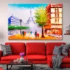Oil Painting - Eiffel Tower in Paris Wall Art Decor 100% Australian Made