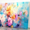 Spring Flower Abstract Colorful Oil Acrylic Glass Print Tempered Glass Wall Art 100% Made in Australia Ready to Hang