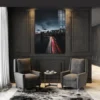 City Highway Night View Print Tempered Glass Wall Art 100% Made in Australia Ready to Hang - Image 2