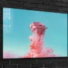 Abstract Pink Rose Print Tempered Glass Wall Art 100% Made in Australia Ready to Hang - Image 3