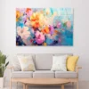 Spring Flower Abstract Colorful Oil Acrylic Glass Print Tempered Glass Wall Art 100% Made in Australia Ready to Hang - Image 2