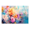 Spring Flower Abstract Colorful Oil Acrylic Glass Print Tempered Glass Wall Art 100% Made in Australia Ready to Hang - Image 3