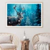 Moose In the Snowy Forest Home Decor Premium Quality Poster Print Choose Your Sizes - Image 2