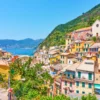 Vernazza Town By The Sea In Italy Glass Framed Wall Art, Ready to Hang Quality Print - Image 2