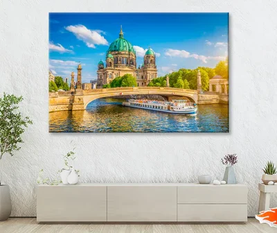 Sunset In Summer, Berlin, Germany Wall Art Decor 100% Australian Made
