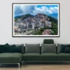 Cityscape & Forest View Blue Sky Home Decor Premium Quality Poster Print Choose Your Sizes - Image 2