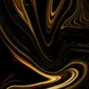 Gold Liquid Marble Abstract Design Home Decor Premium Quality Poster Print Choose Your Sizes - Image 3