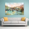 Rialto Bridge - Venetian Picture - Artwork in Painting Style Acrylic Glass Print Tempered Glass Wall Art 100% Made in Australia Ready to Hang - Image 3