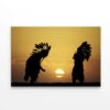 Native American Tribe with Sunset Print 100% Australian Made - Image 4