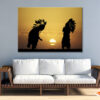 Native American Tribe with Sunset Print 100% Australian Made - Image 2