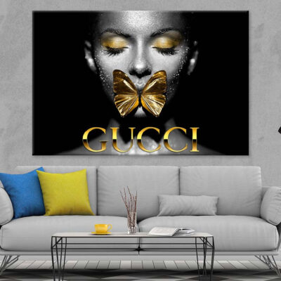 Gold Butterfly Girl Gucci 100% Australian Made