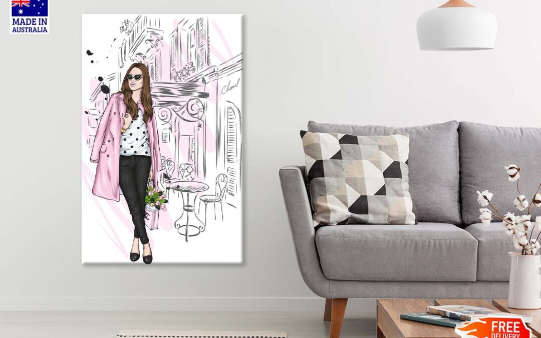 Modern Fashion Store with Girl Print 100% Australian Made