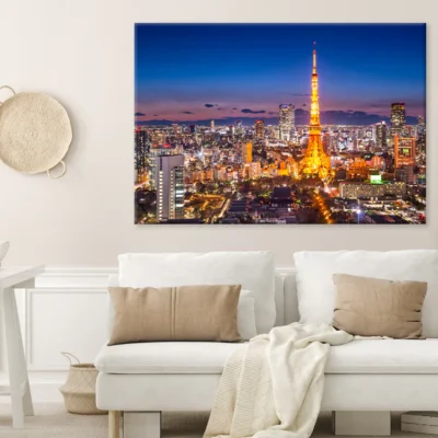 Tokyo Japan City Skyline Print 100% Australian Made